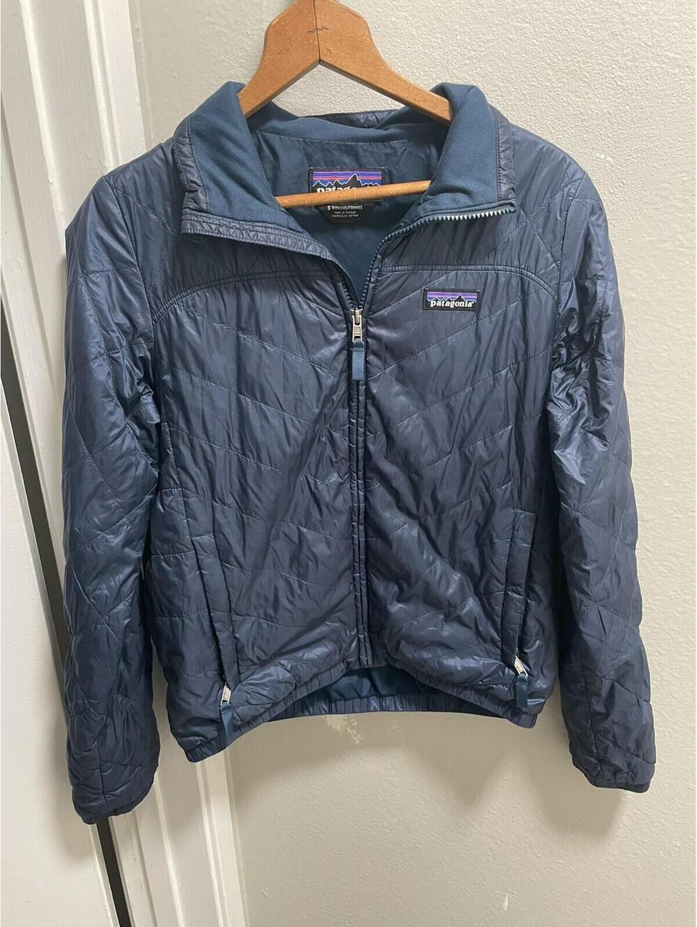 Patagonia Womens Nano Puff S Jacket Blue Primaloft Insulated